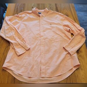 Ralph Lauren Coral Button-Up Shirt